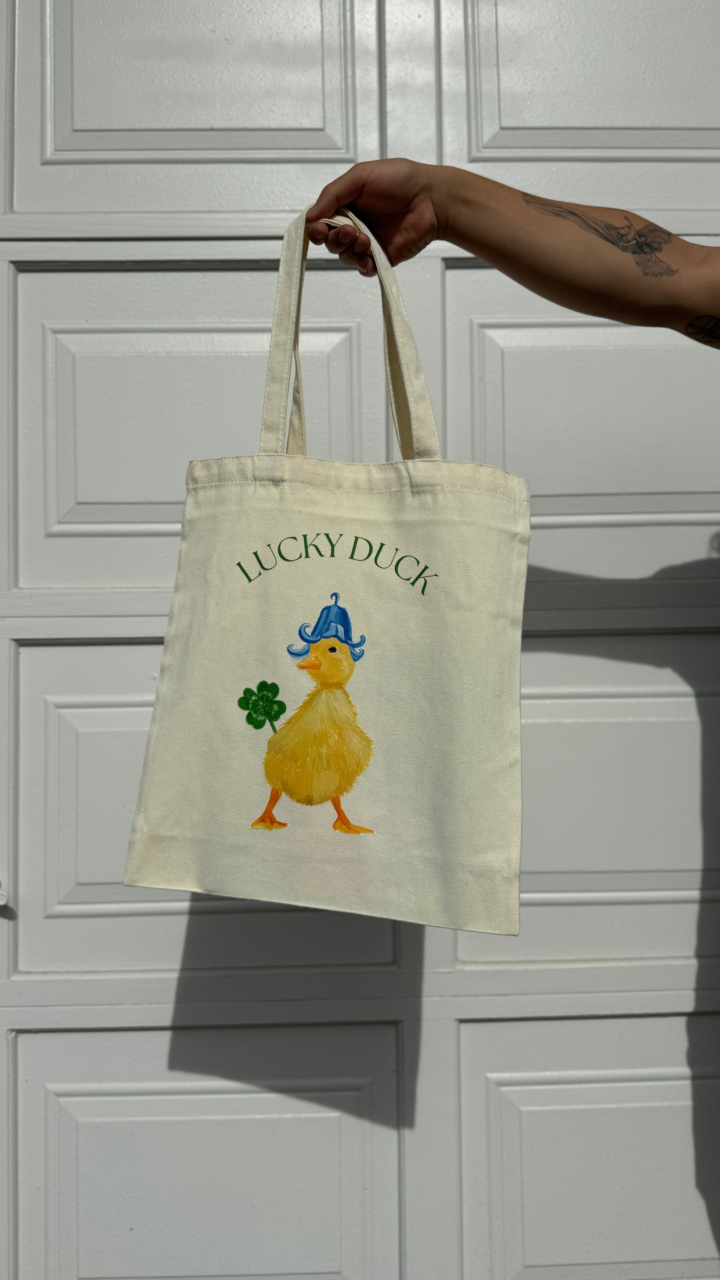 Lucky Duck Tote Bag
