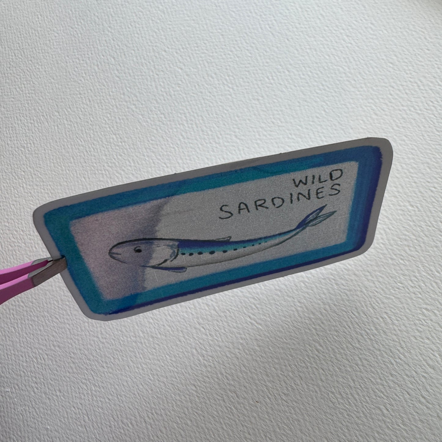 Wild Sardine Tined Fish Sticker
