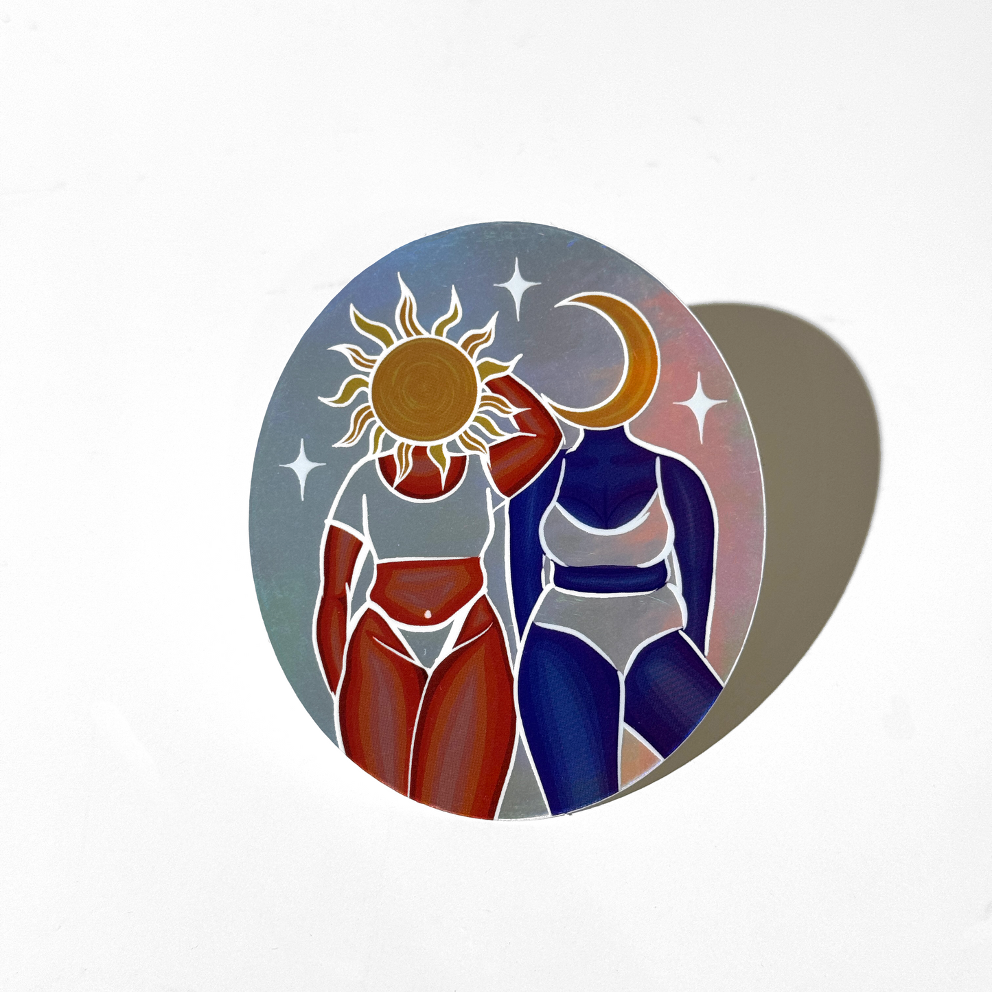 Sun and Moon Bestie Sticker