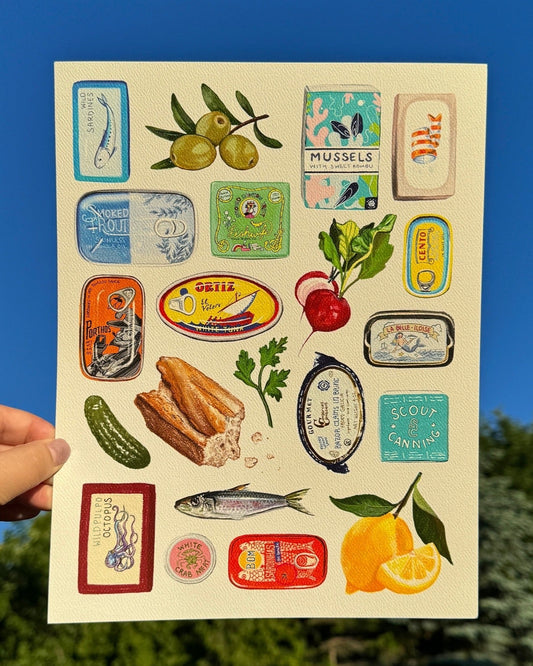 Tinned Fish Art Print