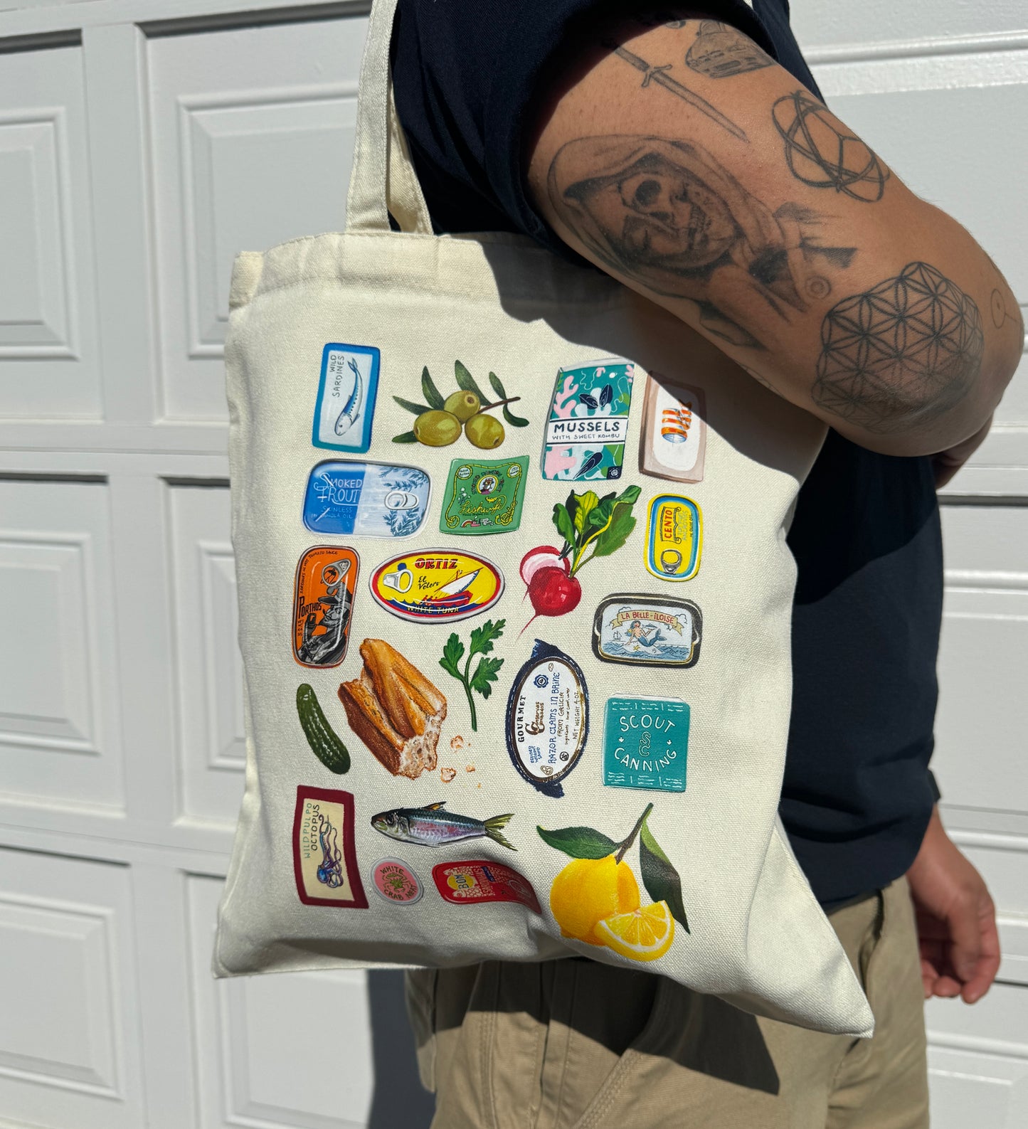Tinned Fish Tote Bag