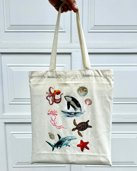 Marine Life Tote Bag
