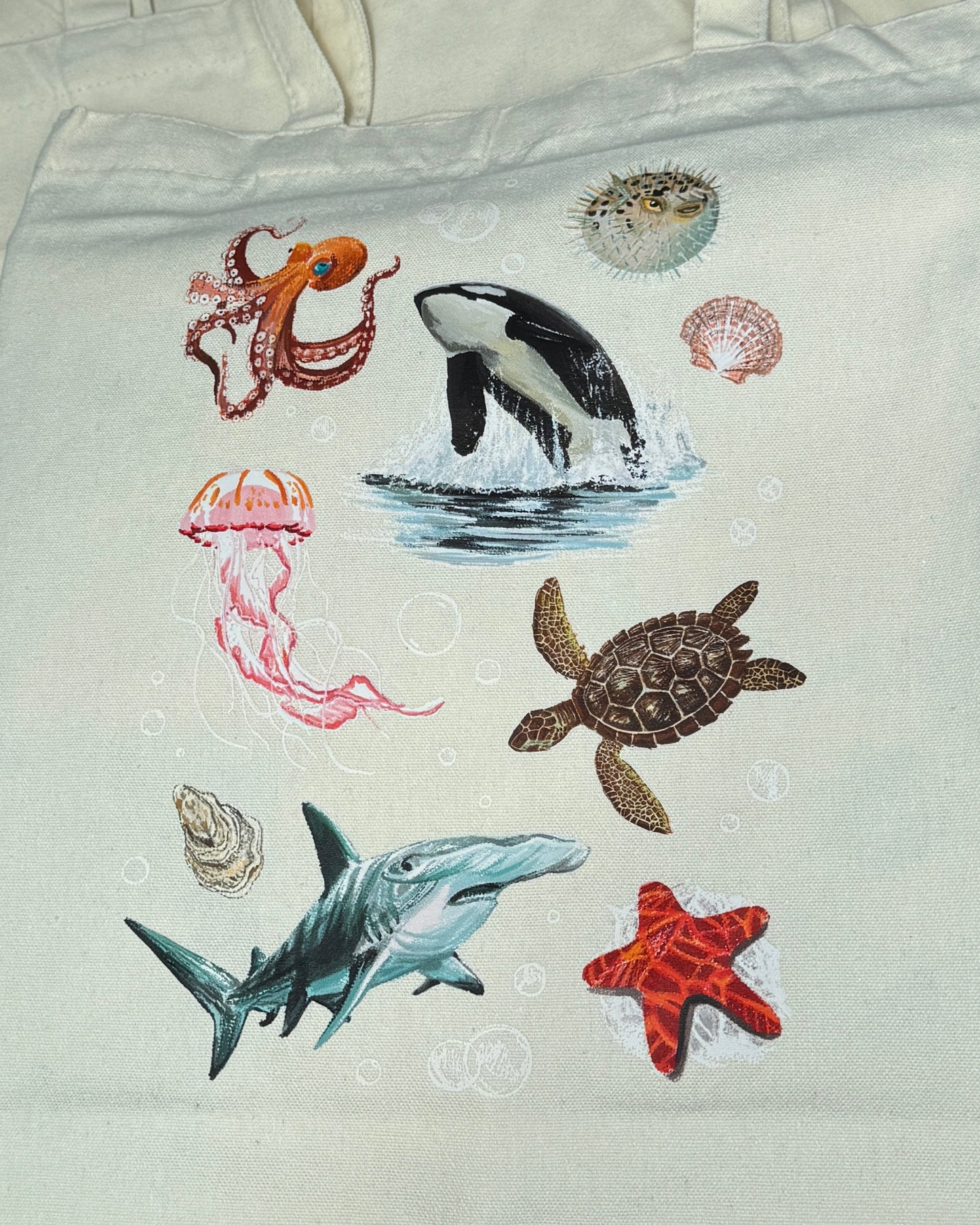 Marine Life Tote Bag