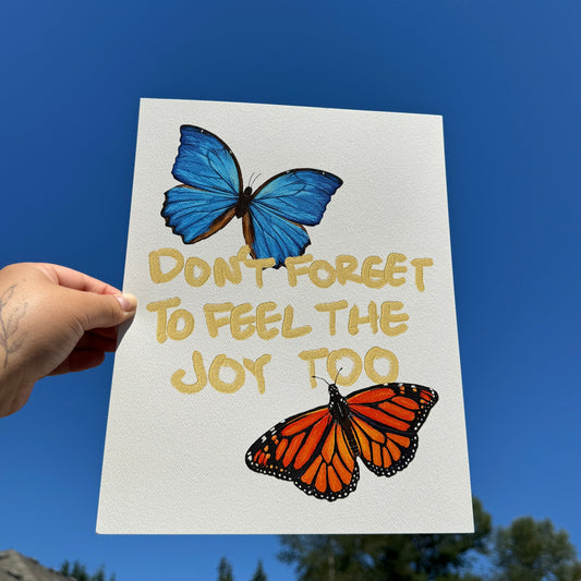 Don't Forget Joy Print