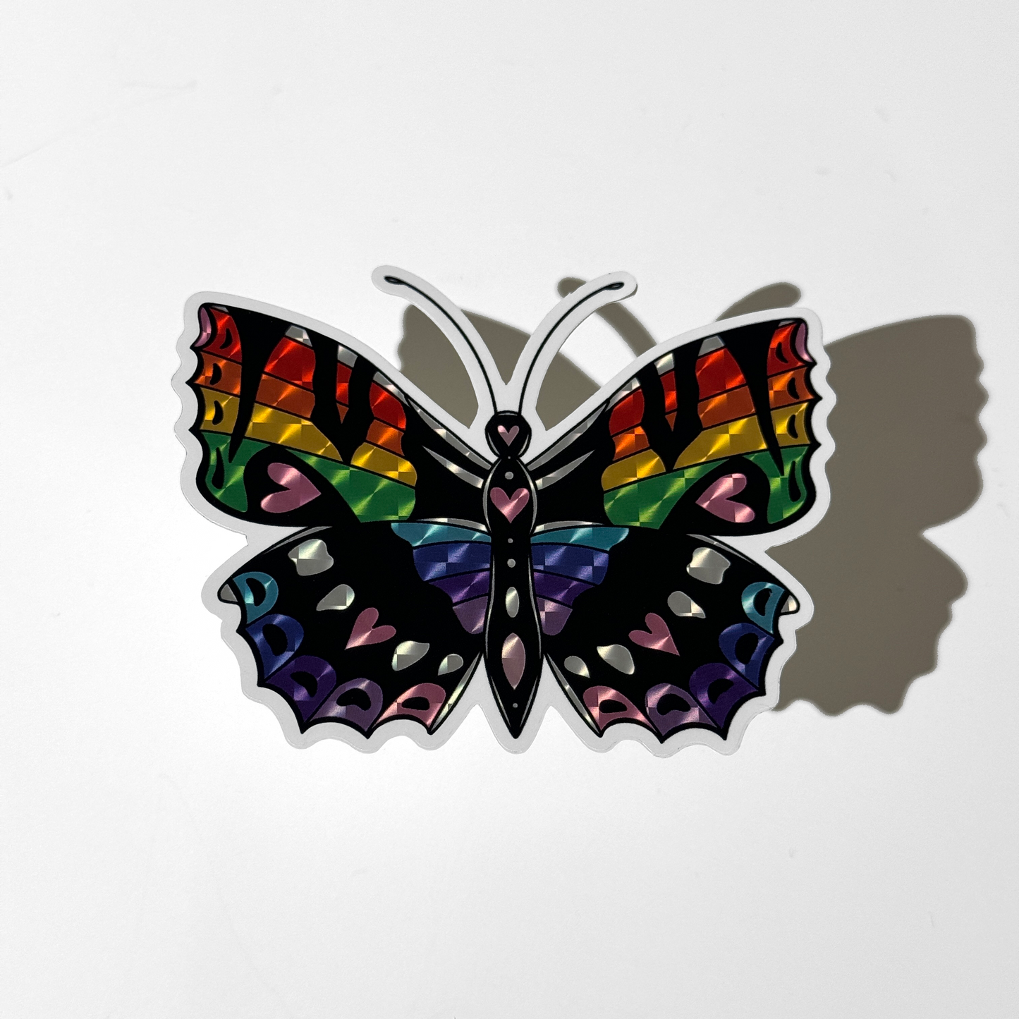 Rainbow Butterfly Sticker