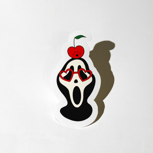 Scream Cherry Sticker