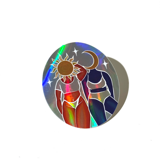 Sun and Moon Bestie Sticker